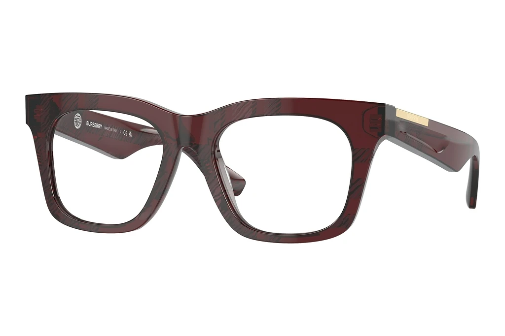 Burberry   BE2407 4115 Check Red Burberry   BE2407 4115 Check Red