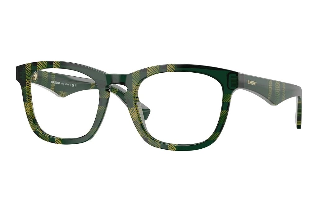 Burberry   BE2417 4125 Check Green Burberry   BE2417 4125 Check Green