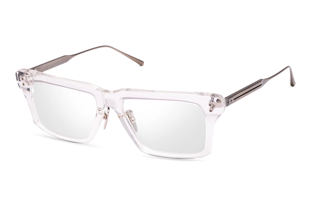 DITA DTX-461 03A-Asian-Fit CRYSTAL CLEAR - ANTIQUE SILVER DITA DTX-461 03A-Asian-Fit CRYSTAL CLEAR - ANTIQUE SILVER