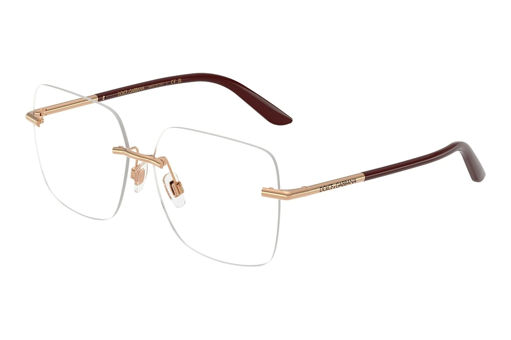 Dolce & Gabbana   DG1360 1298 Rose Gold Dolce & Gabbana   DG1360 1298 Rose Gold