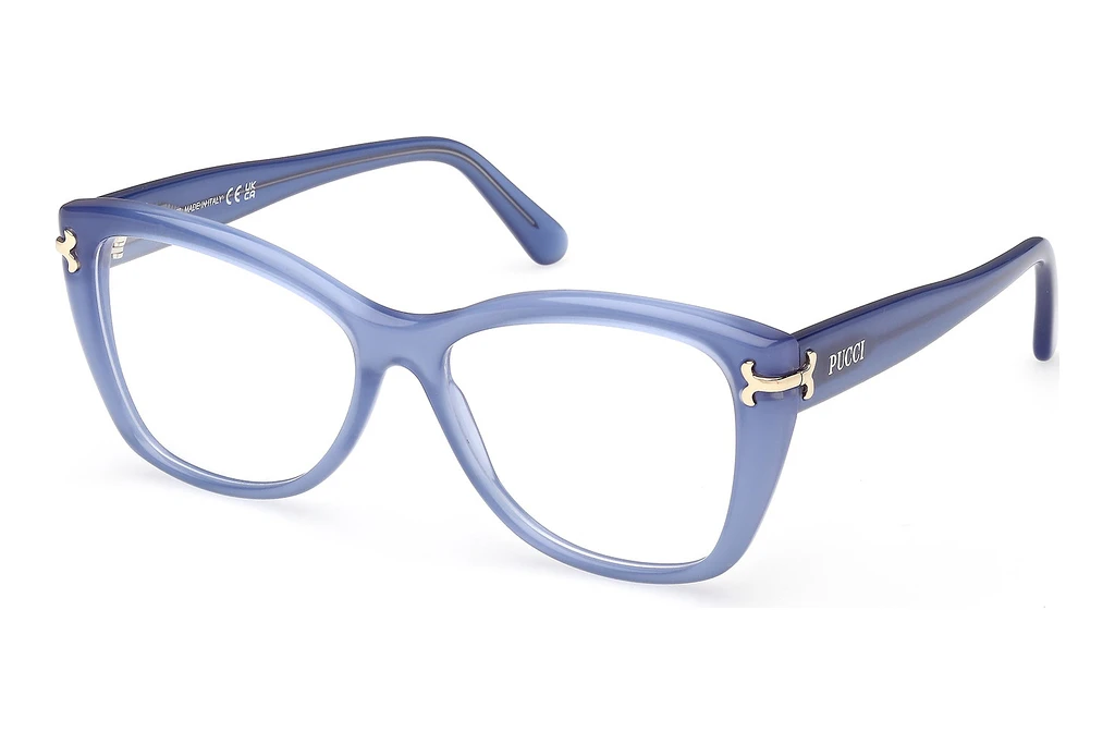 Emilio Pucci EP5257 090 Glänzend Hellblau Emilio Pucci EP5257 090 Glänzend Hellblau