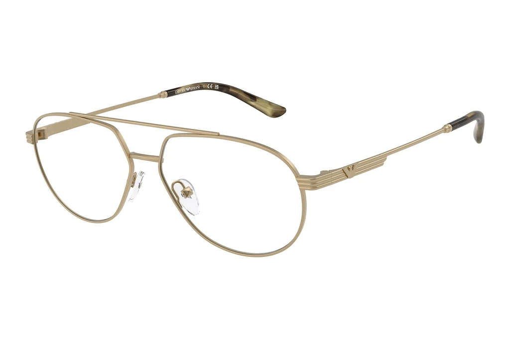 Emporio Armani   EA1165 3002 Matte Pale Gold Emporio Armani   EA1165 3002 Matte Pale Gold