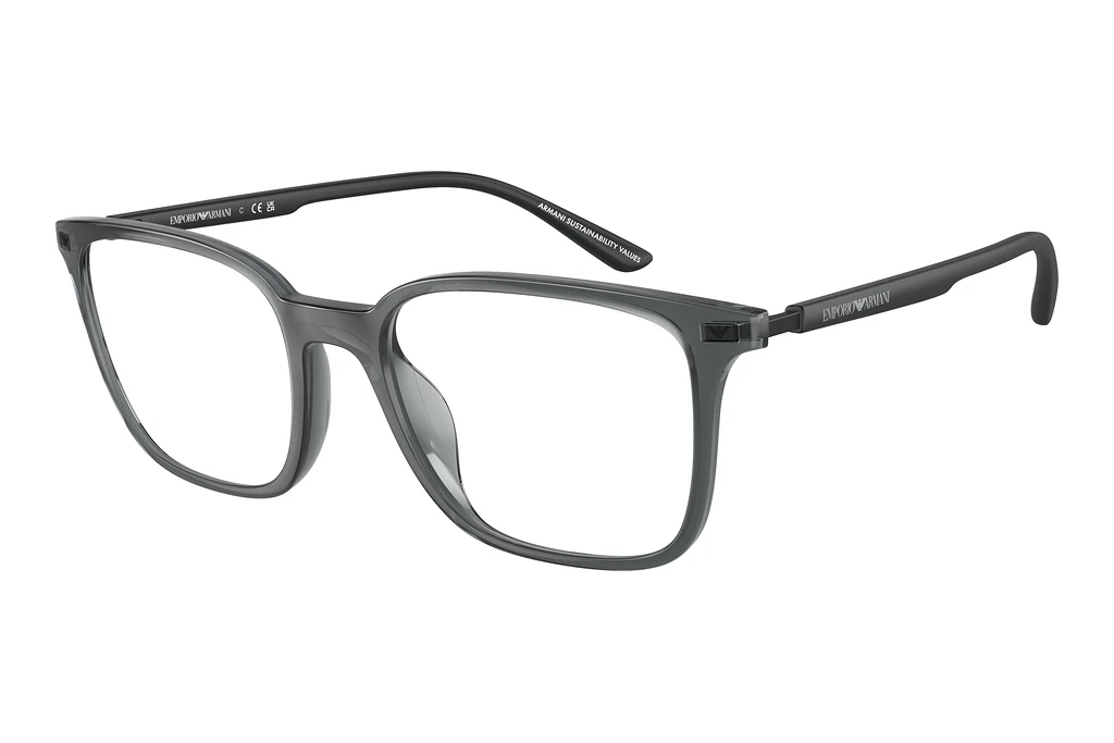 Emporio Armani   EA3242U 6106 Shiny Transparent Black Emporio Armani   EA3242U 6106 Shiny Transparent Black