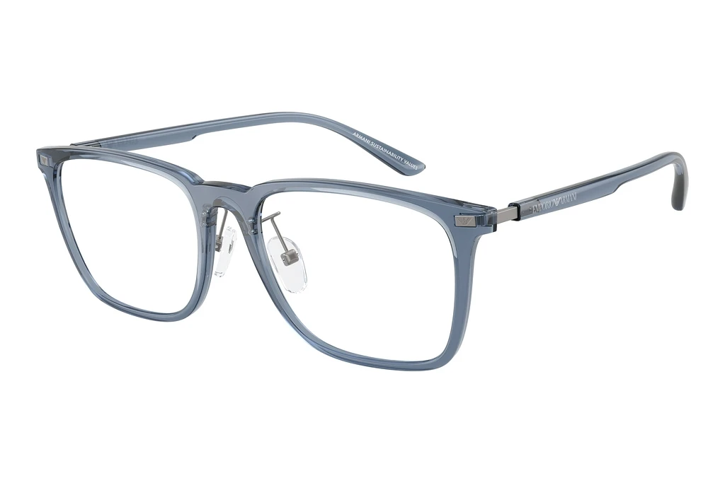 Emporio Armani   EA3263D 6108 Shiny Transparent Blue Emporio Armani   EA3263D 6108 Shiny Transparent Blue