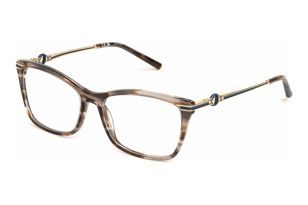 Escada VESE73 0M61 SHINY STRIPED BLUE/BROWN Escada VESE73 0M61 SHINY STRIPED BLUE/BROWN