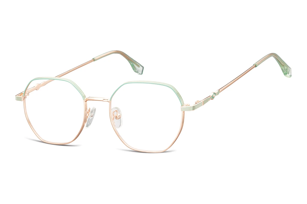 Fraymz   905  Pink Gold-Matt Green Fraymz   905  Pink Gold-Matt Green