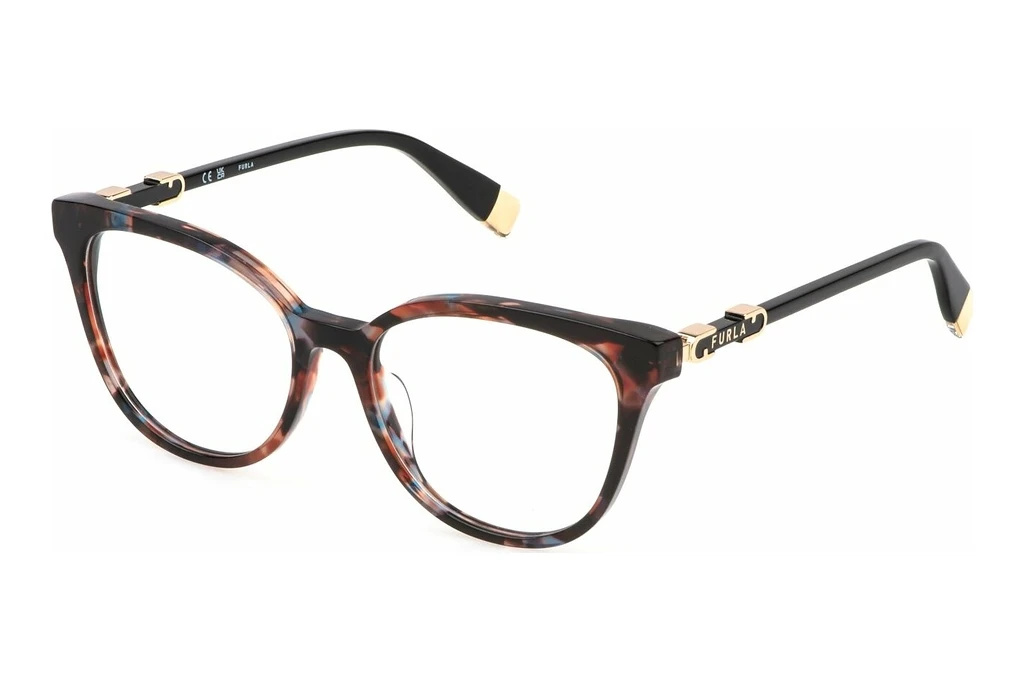 Furla   VFU832 0P61 HAVANA AZURE-MULTICOLOUR Furla   VFU832 0P61 HAVANA AZURE-MULTICOLOUR