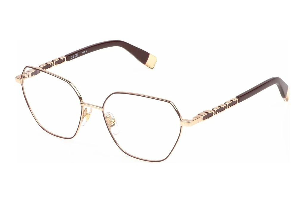 Furla VFU834 0307 SHINY ROSE GOLD WITH BORDEAUX PARTS Furla VFU834 0307 SHINY ROSE GOLD WITH BORDEAUX PARTS