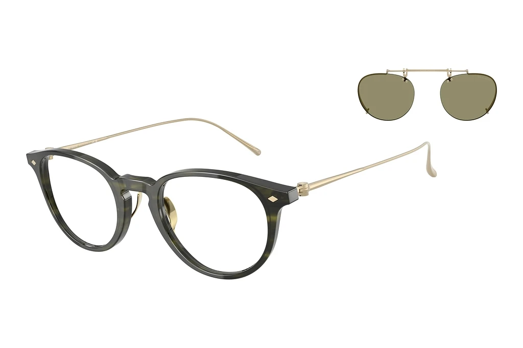 Giorgio Armani   AR7270T 6208 Striped Green Giorgio Armani   AR7270T 6208 Striped Green