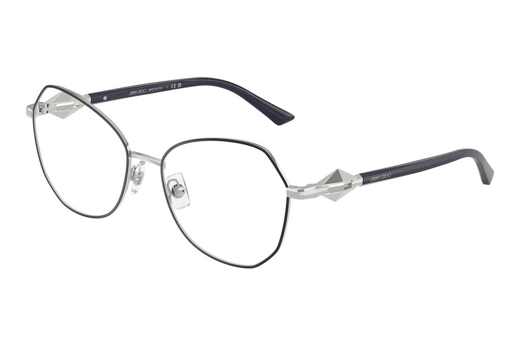 Jimmy Choo   JC2011 3026 Silver/Navy Blue Jimmy Choo   JC2011 3026 Silver/Navy Blue