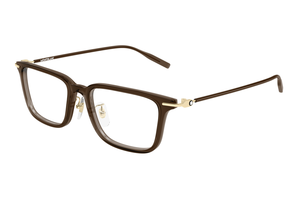 Mont Blanc MB0489OA 007 BROWN Mont Blanc MB0489OA 007 BROWN