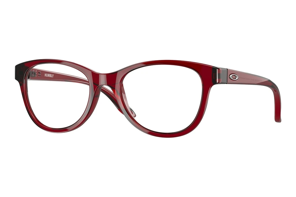 Oakley   OY8022 802202 Polished Transparent Brick Red Oakley   OY8022 802202 Polished Transparent Brick Red