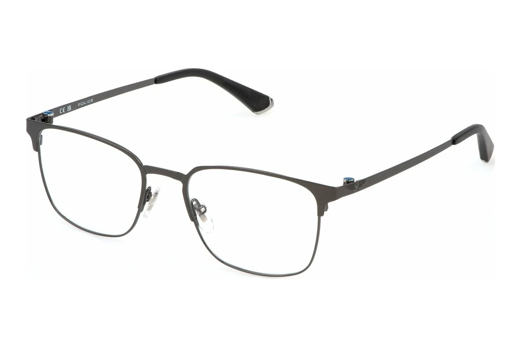 Police VPLP14 0584 SHINY GUN W/SANDBLASTED AND/OR MATT PART Police VPLP14 0584 SHINY GUN W/SANDBLASTED AND/OR MATT PART