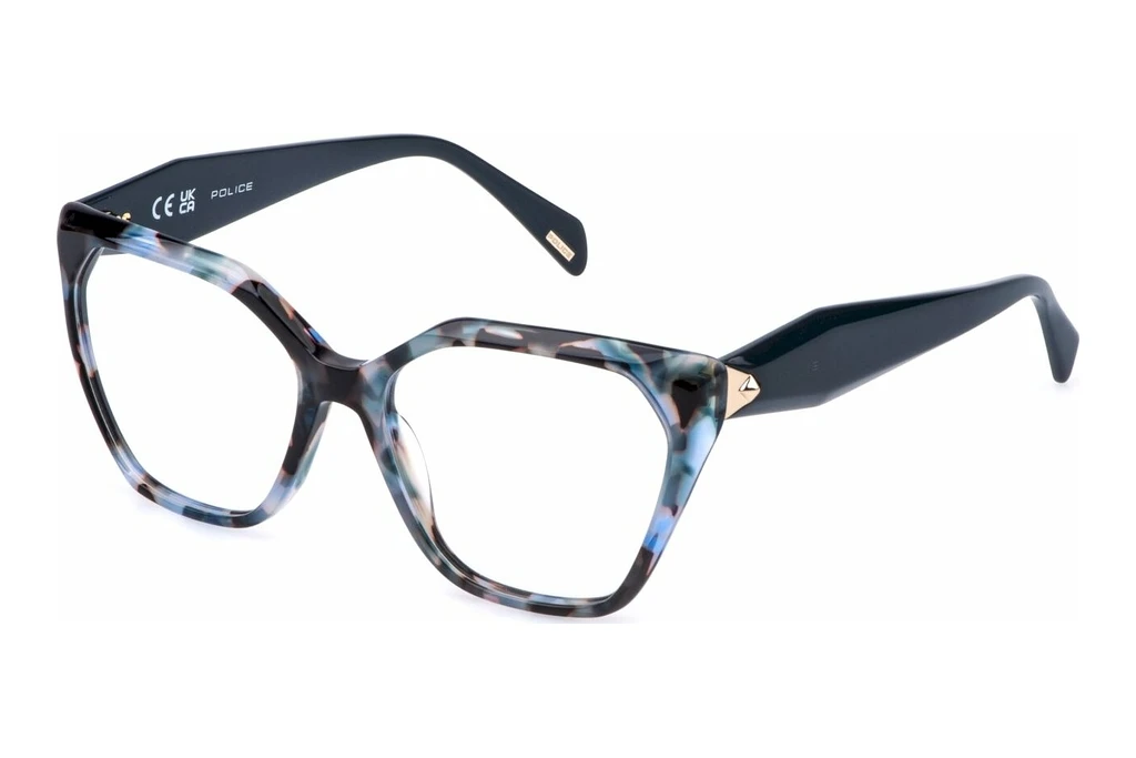 Police VPLR18 0P61 HAVANA AZURE-MULTICOLOUR Police VPLR18 0P61 HAVANA AZURE-MULTICOLOUR