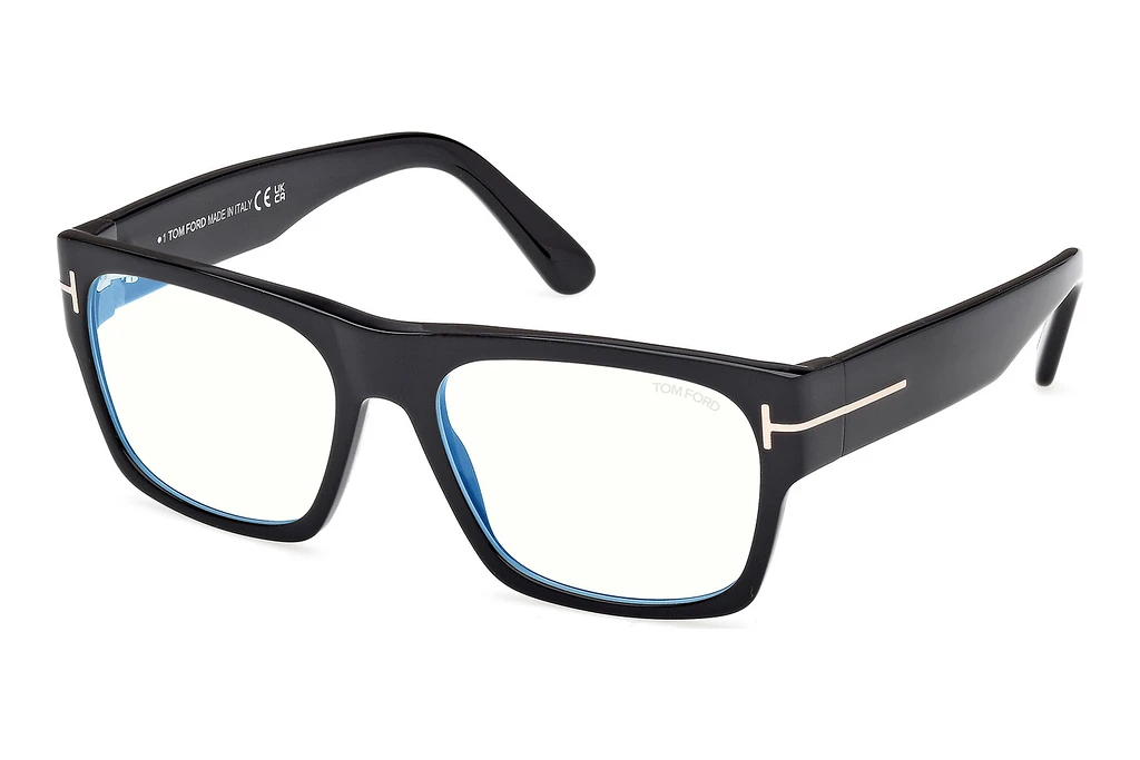 Tom Ford   FT6035-B 001 Glänzend Schwarz Tom Ford   FT6035-B 001 Glänzend Schwarz