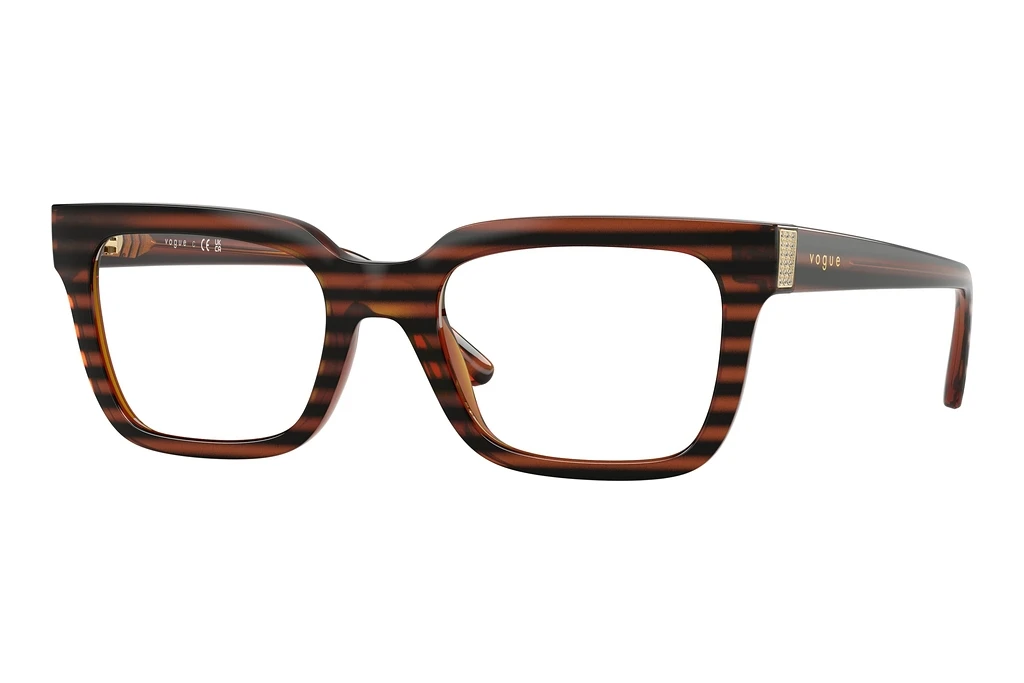 Vogue Eyewear   VO5611B 2571 Striped Brown Havana Vogue Eyewear   VO5611B 2571 Striped Brown Havana