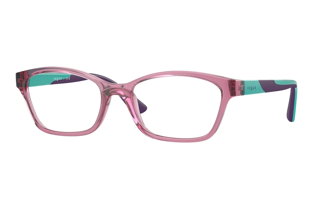 Vogue Eyewear   VY2024 2613 Transparent Dark Pink Vogue Eyewear   VY2024 2613 Transparent Dark Pink