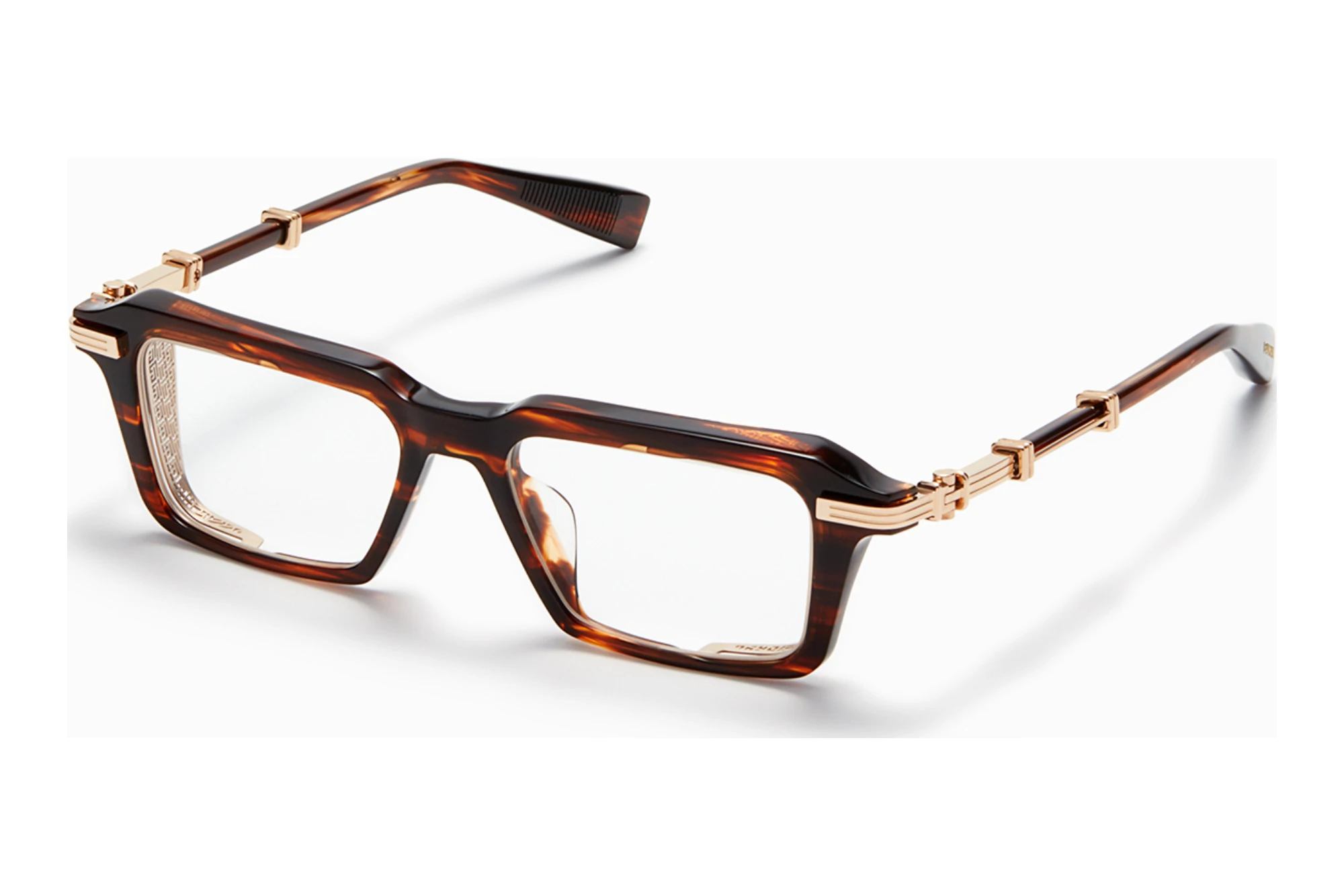 Balmain Paris BPX-132 B-AF Brown Swirl - White Gold Balmain Paris BPX-132 B-AF Brown Swirl - White Gold