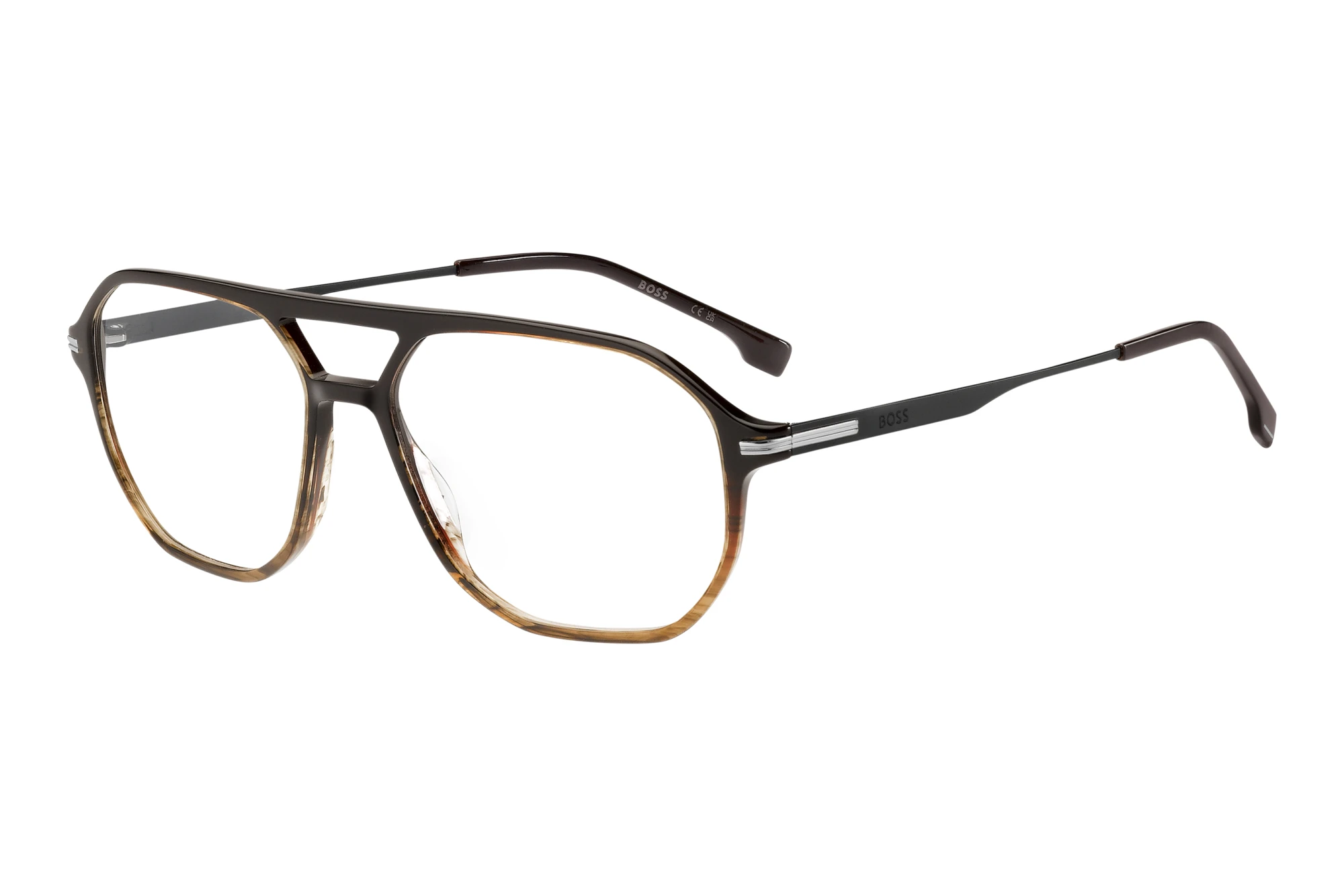 Boss BOSS 1890 6KM STRIPED BROWN RUTHENIUM Boss BOSS 1890 6KM STRIPED BROWN RUTHENIUM