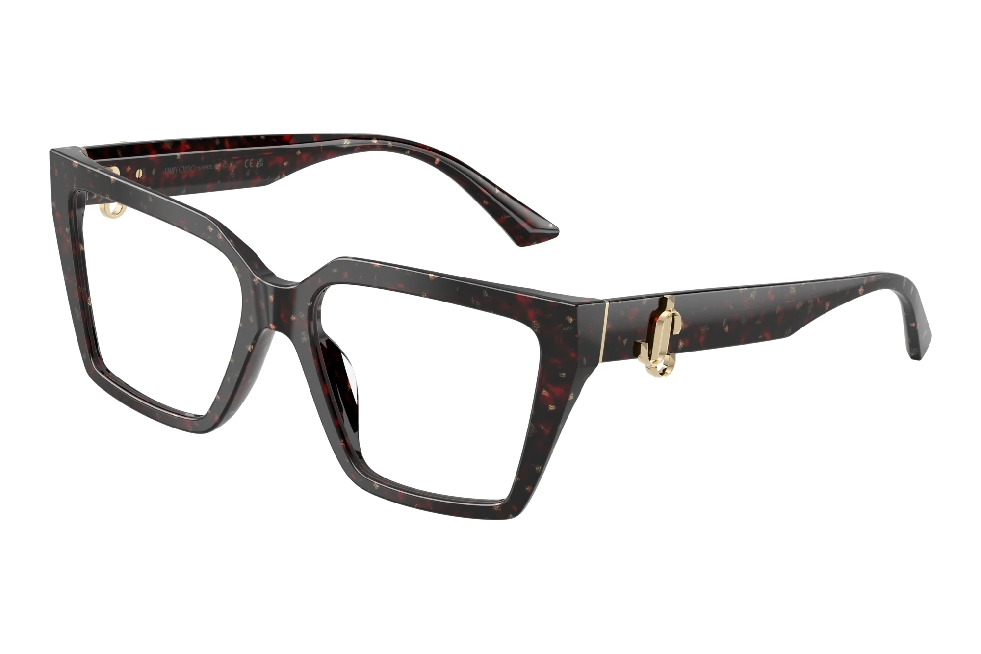 Jimmy Choo JC3017U 5125 Dark Havana Glitter Jimmy Choo JC3017U 5125 Dark Havana Glitter