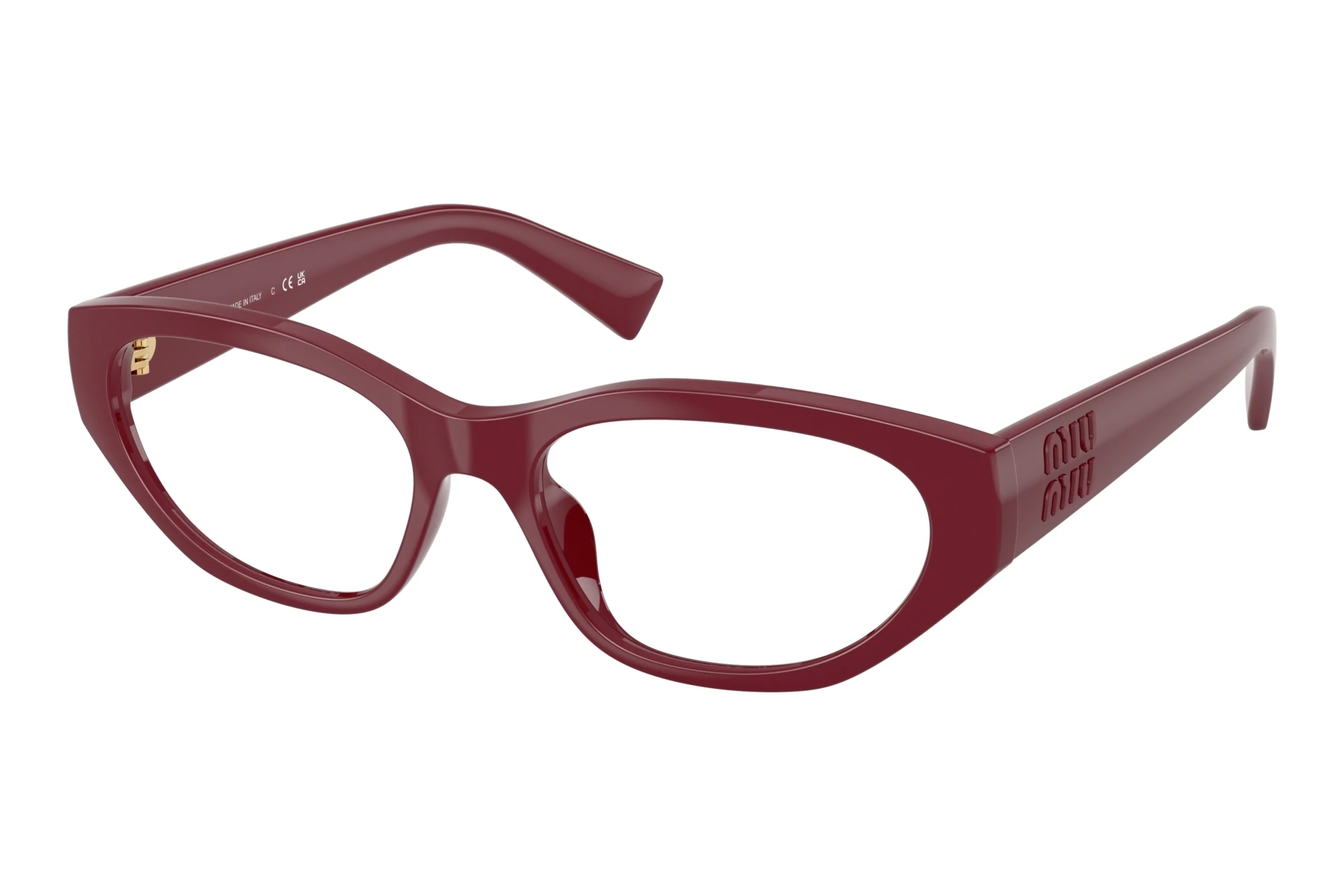 Miu Miu MU 08ZVU 25R1O1 Bordeaux Miu Miu MU 08ZVU 25R1O1 Bordeaux