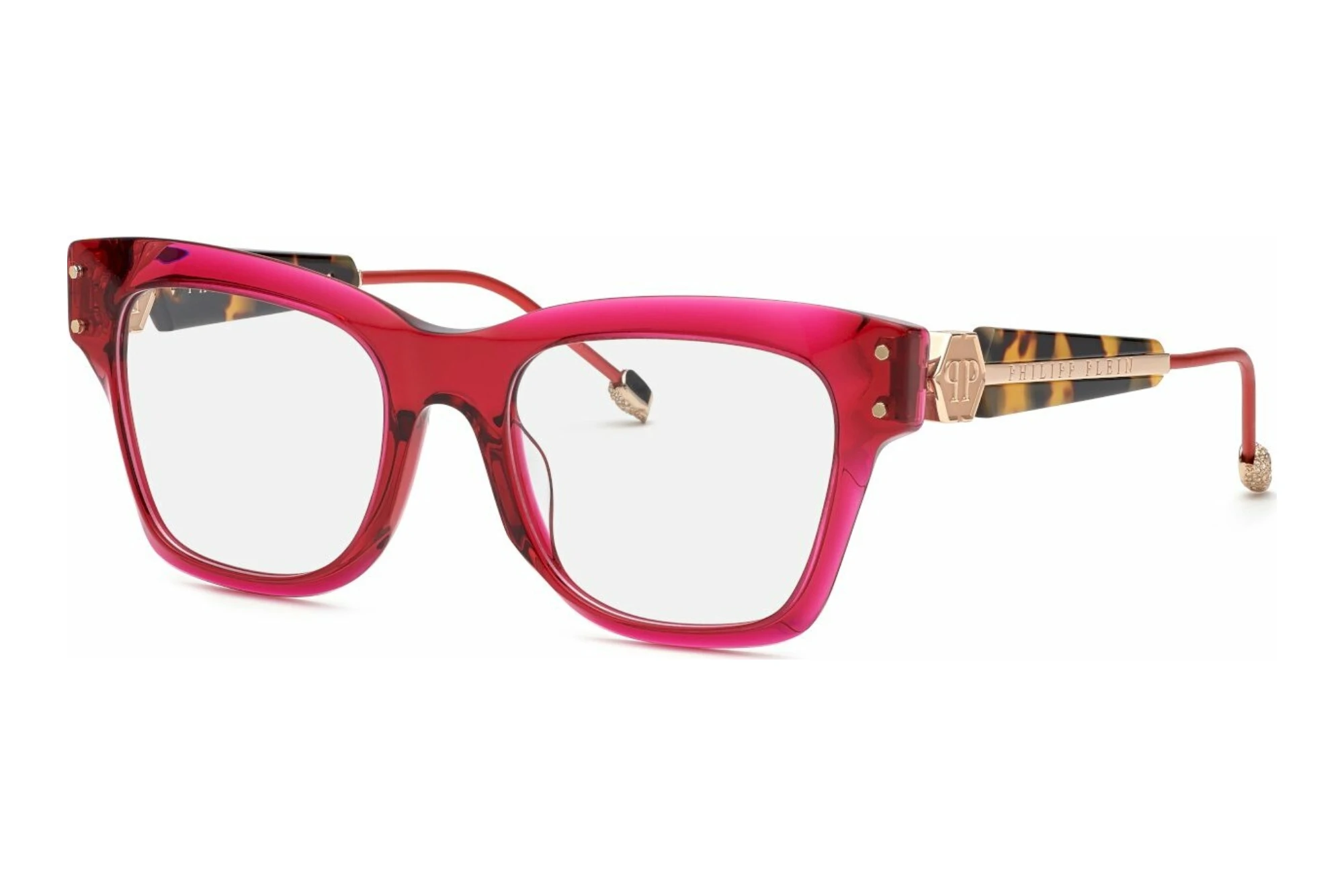 Philipp Plein VPP125S 0AGN TRANSP.RED Philipp Plein VPP125S 0AGN TRANSP.RED