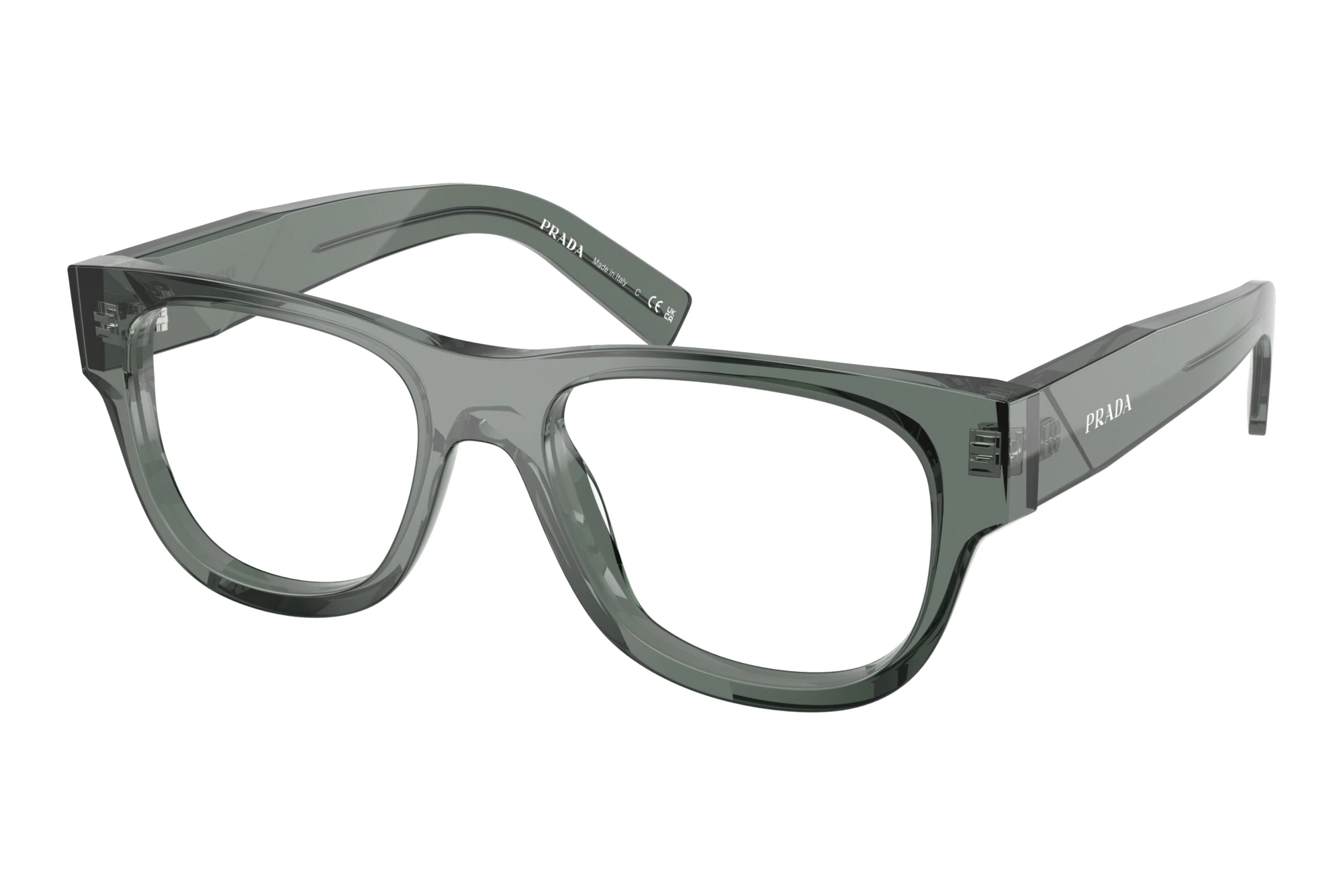Prada PR D08VU 21J1O1 Transparent Grey Prada PR D08VU 21J1O1 Transparent Grey