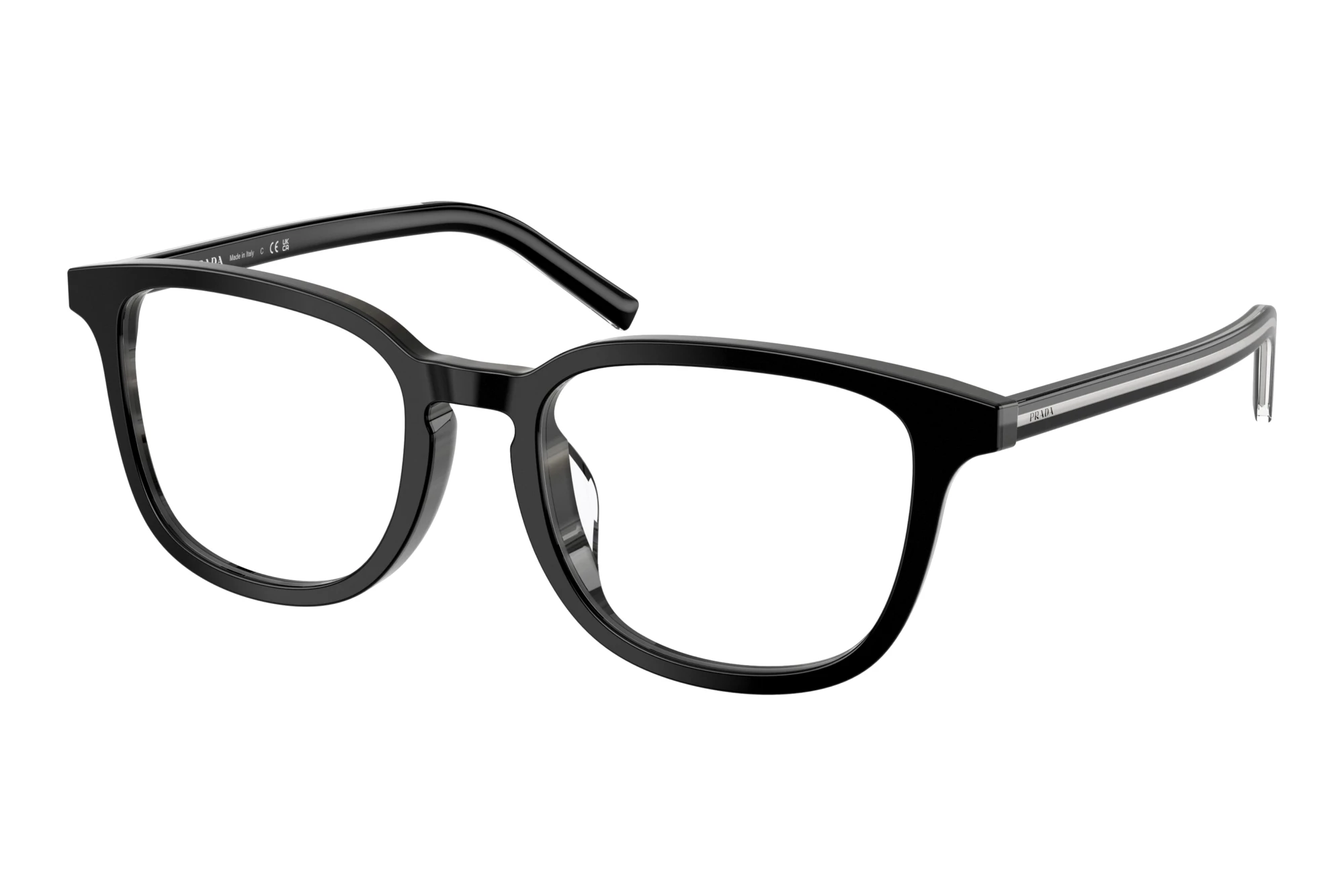 Prada PR D21VD 29O1O1 Black/basalt Horn Prada PR D21VD 29O1O1 Black/basalt Horn