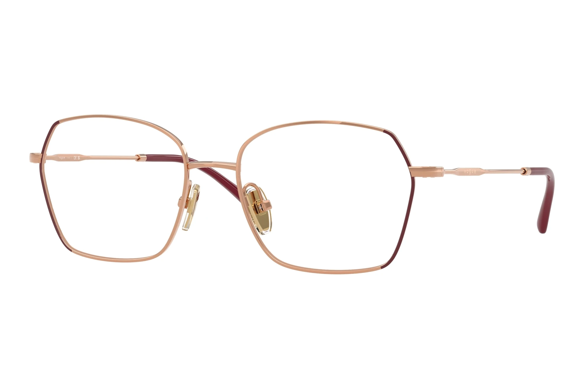 Vogue Eyewear VO4366T 5194 Top Bordeaux/Rose Gold Vogue Eyewear VO4366T 5194 Top Bordeaux/Rose Gold