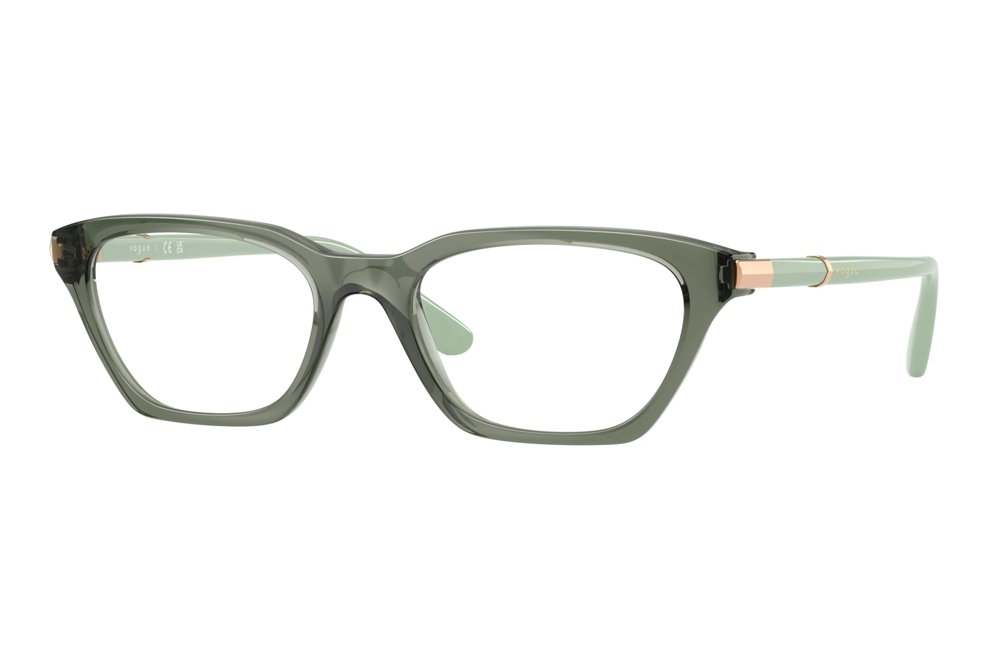 Vogue Eyewear VO5698 3086 Transparent Mallard Green Vogue Eyewear VO5698 3086 Transparent Mallard Green