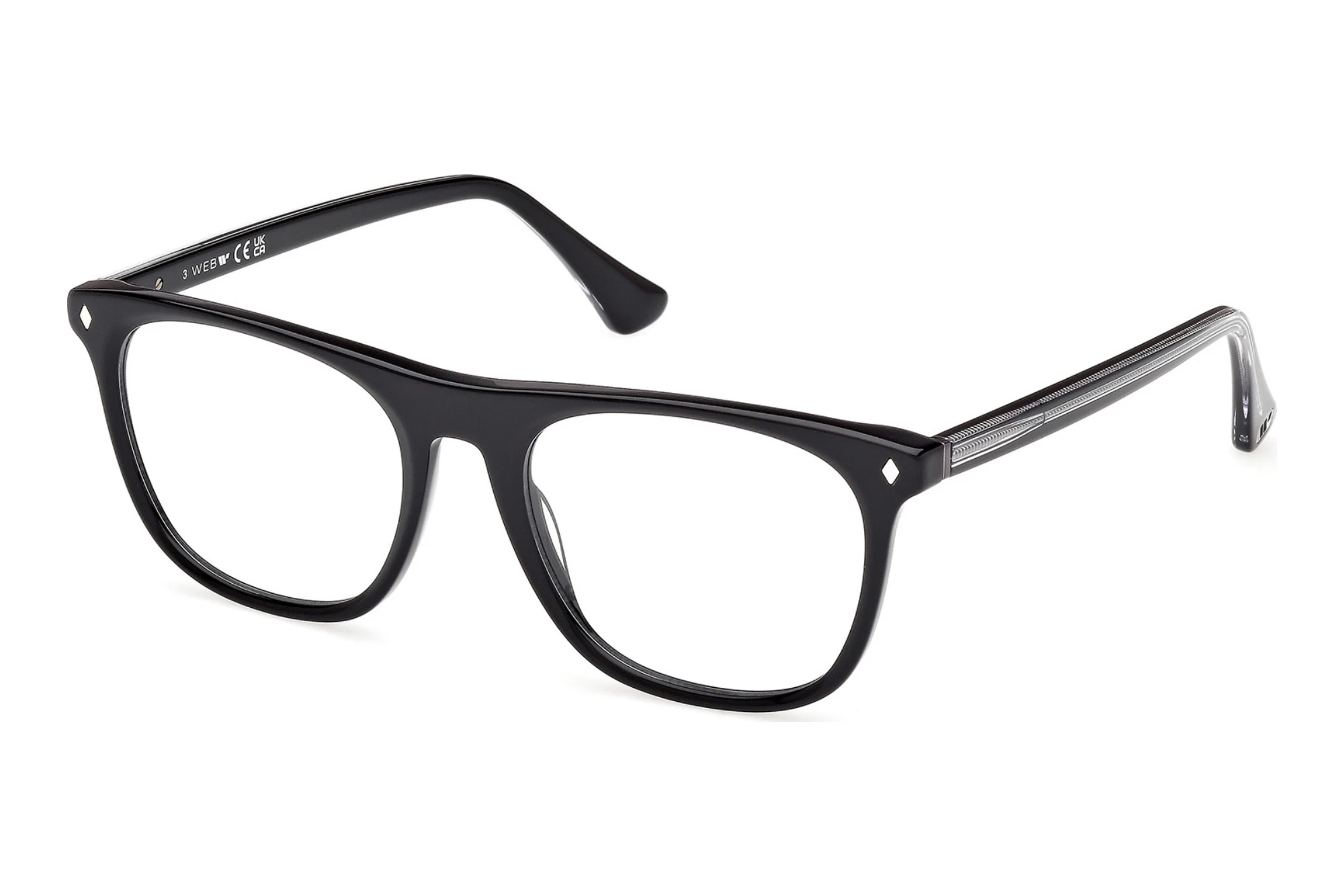 Web Eyewear WE5462 005 Glänzend Schwarz Web Eyewear WE5462 005 Glänzend Schwarz