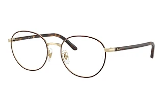 Ray-Ban RX6538D 3193 Havana On Pale Gold