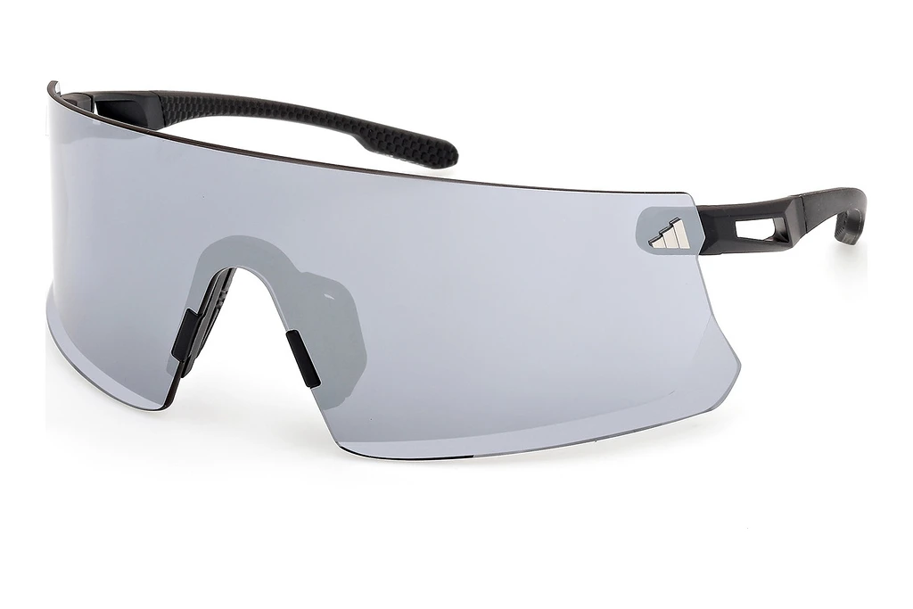 Adidas SP0090 02C grau verspiegeltMatt Schwarz Adidas SP0090 02C grau verspiegeltMatt Schwarz