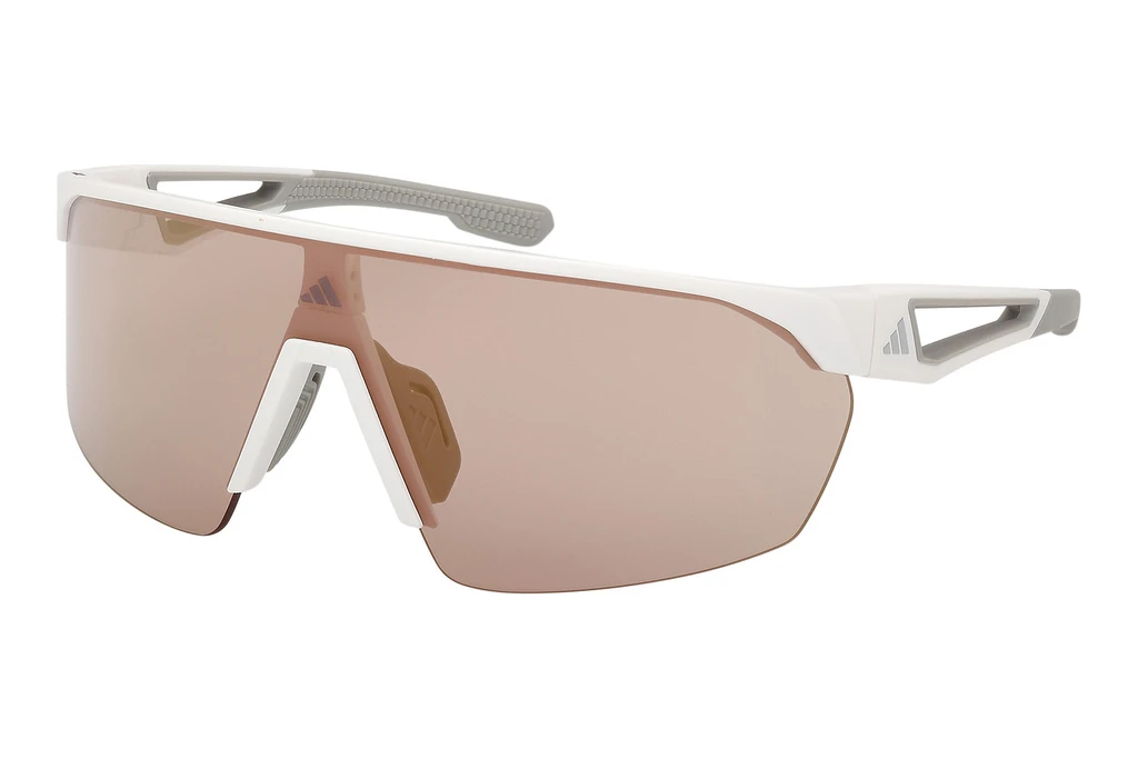 Adidas   SP0103 21G braun verspiegeltMatt Weiss Adidas   SP0103 21G braun verspiegeltMatt Weiss