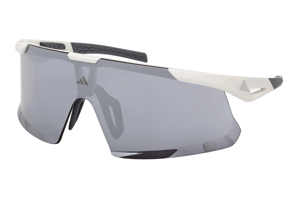 Adidas SP0106 21C grau verspiegeltMatt Weiss Adidas SP0106 21C grau verspiegeltMatt Weiss