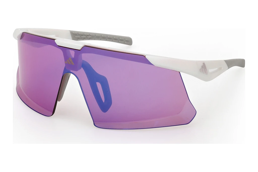 Adidas SP0107 21Z violett verspiegeltMatt Weiss Adidas SP0107 21Z violett verspiegeltMatt Weiss