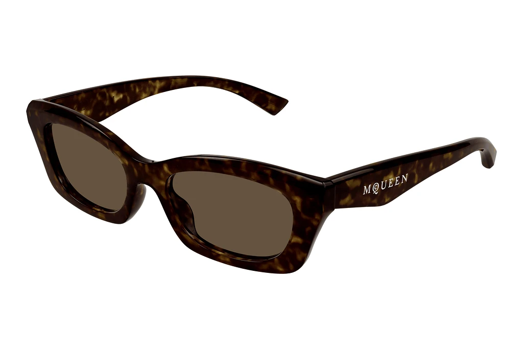 Alexander McQueen AM0474S 002 HAVANA Alexander McQueen AM0474S 002 HAVANA