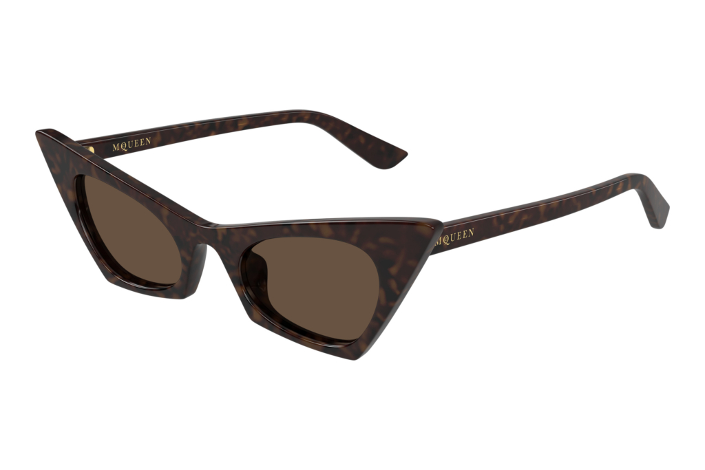 Alexander McQueen AM0557S 002 HAVANA Alexander McQueen AM0557S 002 HAVANA