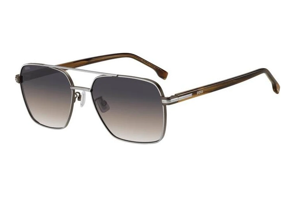 Boss BOSS 1846/G/S 8OQ/PR GREY BROWN DOUBLESHADEBRAUN Boss BOSS 1846/G/S 8OQ/PR GREY BROWN DOUBLESHADEBRAUN