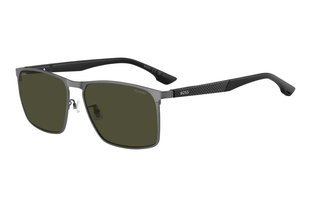 Boss BOSS 1913/G/S R80/L7 GREEN POLARIZED HIGH CONTRASTMATTE DARK RUTHENIUM Boss BOSS 1913/G/S R80/L7 GREEN POLARIZED HIGH CONTRASTMATTE DARK RUTHENIUM