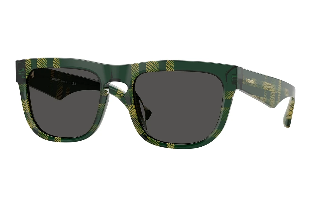 Burberry BE4431U 412587 Dark GreyCheck Green Burberry BE4431U 412587 Dark GreyCheck Green