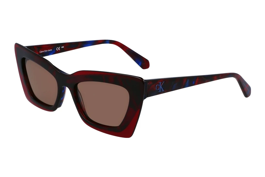 Calvin Klein   CKJ23656S 602 RED HAVANA RED BLUE Calvin Klein   CKJ23656S 602 RED HAVANA RED BLUE