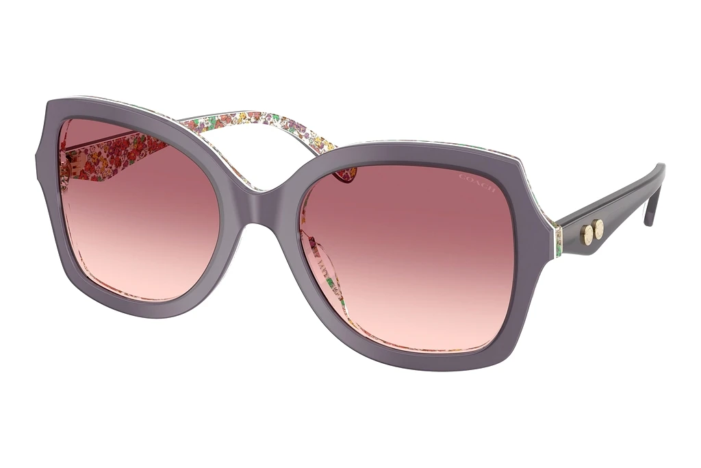 Coach HC8410U 58957W Purple Pink GradientMilky Violet/Floral Field Coach HC8410U 58957W Purple Pink GradientMilky Violet/Floral Field
