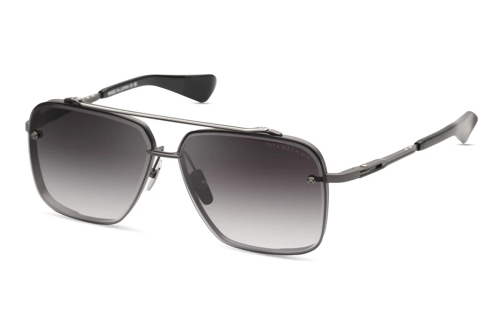 DITA DTS-121 06 GREY TO CLEAR GRADIENTBLACK IRON DITA DTS-121 06 GREY TO CLEAR GRADIENTBLACK IRON