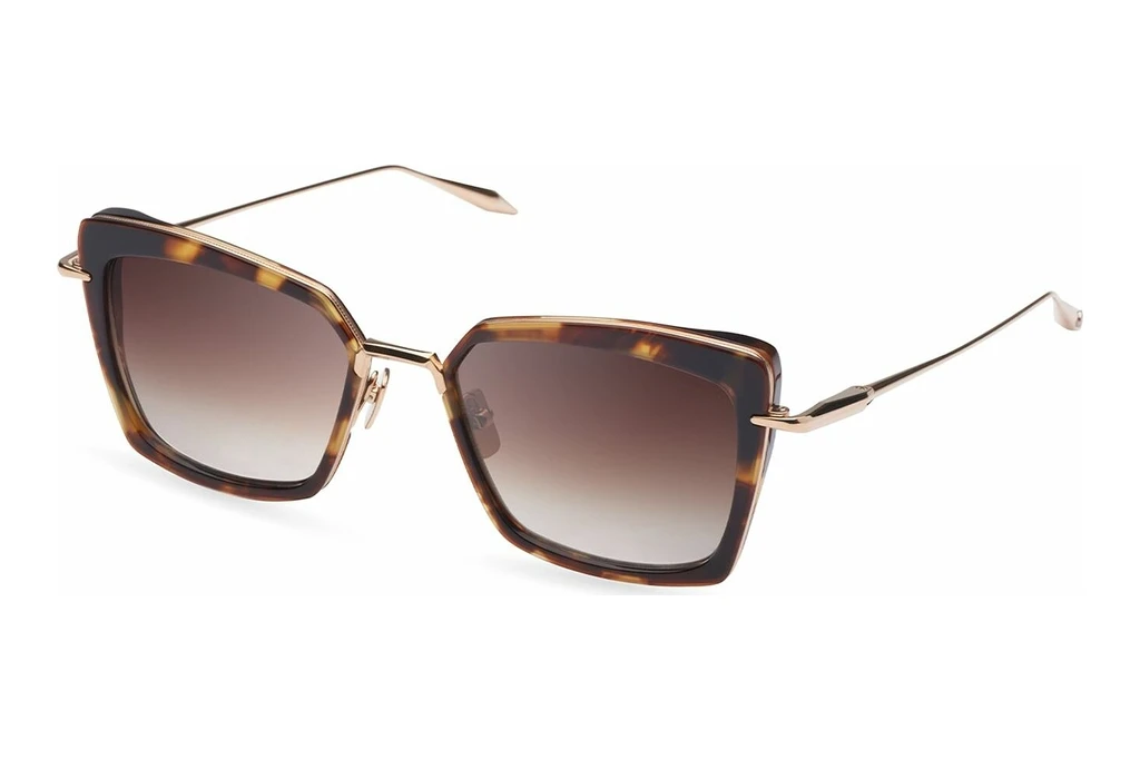 DITA DTS-405 02A DARK BROWN TO CLEAR GRADIENTTORTOISE HAZE - WHITE GOLD DITA DTS-405 02A DARK BROWN TO CLEAR GRADIENTTORTOISE HAZE - WHITE GOLD