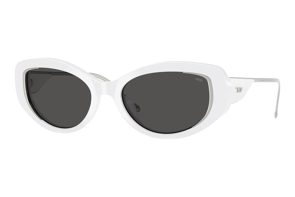 Diesel   DL2001MU 712/87 Dark GreyShiny White Diesel   DL2001MU 712/87 Dark GreyShiny White