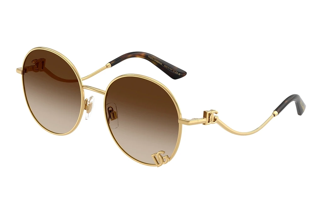 Dolce & Gabbana DG2324 02/13 Gradient BrownGold Dolce & Gabbana DG2324 02/13 Gradient BrownGold