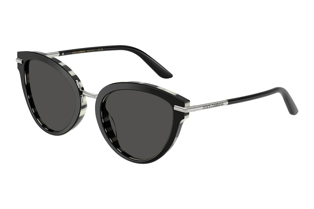 Dolce & Gabbana   DG4492 33728G Dark GreyTop Black On Zebra Dolce & Gabbana   DG4492 33728G Dark GreyTop Black On Zebra