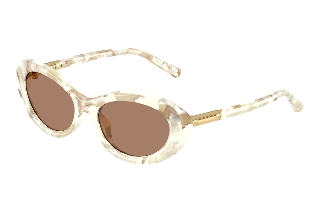 Dolce & Gabbana DG4519 346173 Solid BrownPearl Havana Cream Dolce & Gabbana DG4519 346173 Solid BrownPearl Havana Cream
