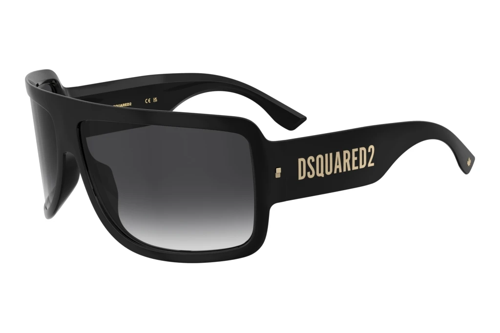 Dsquared2 D2 0164/S 807/9O DARK GREY SHADEDBLACK Dsquared2 D2 0164/S 807/9O DARK GREY SHADEDBLACK